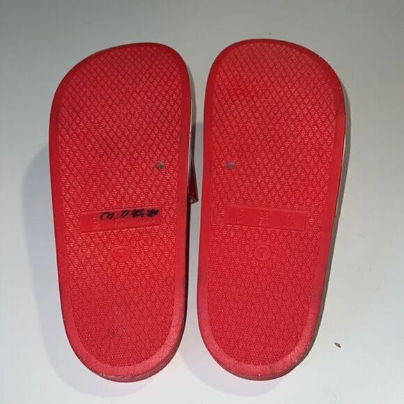 Betty Boop Red Slip On Women's Slides Sandals Size 7 - Picture 7 of 10